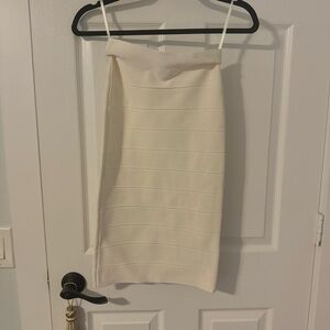 White BCBG Maxazaria Skirt